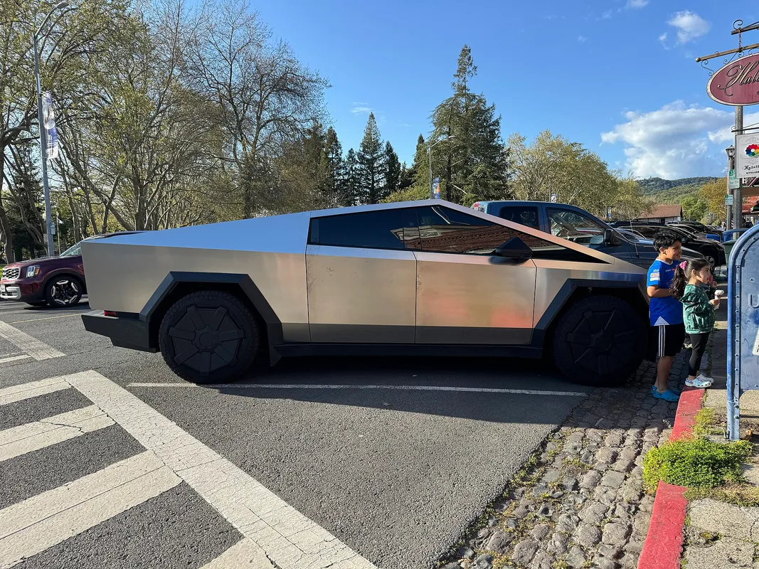 Tesla Cybertruck in Sonoma, California